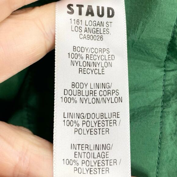 Staud Gondola Jacket In Jungle Green Large NWT - Picture 7 of 8